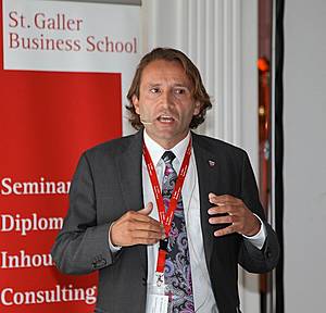 Christian Abegglen bei einem Managementseminar